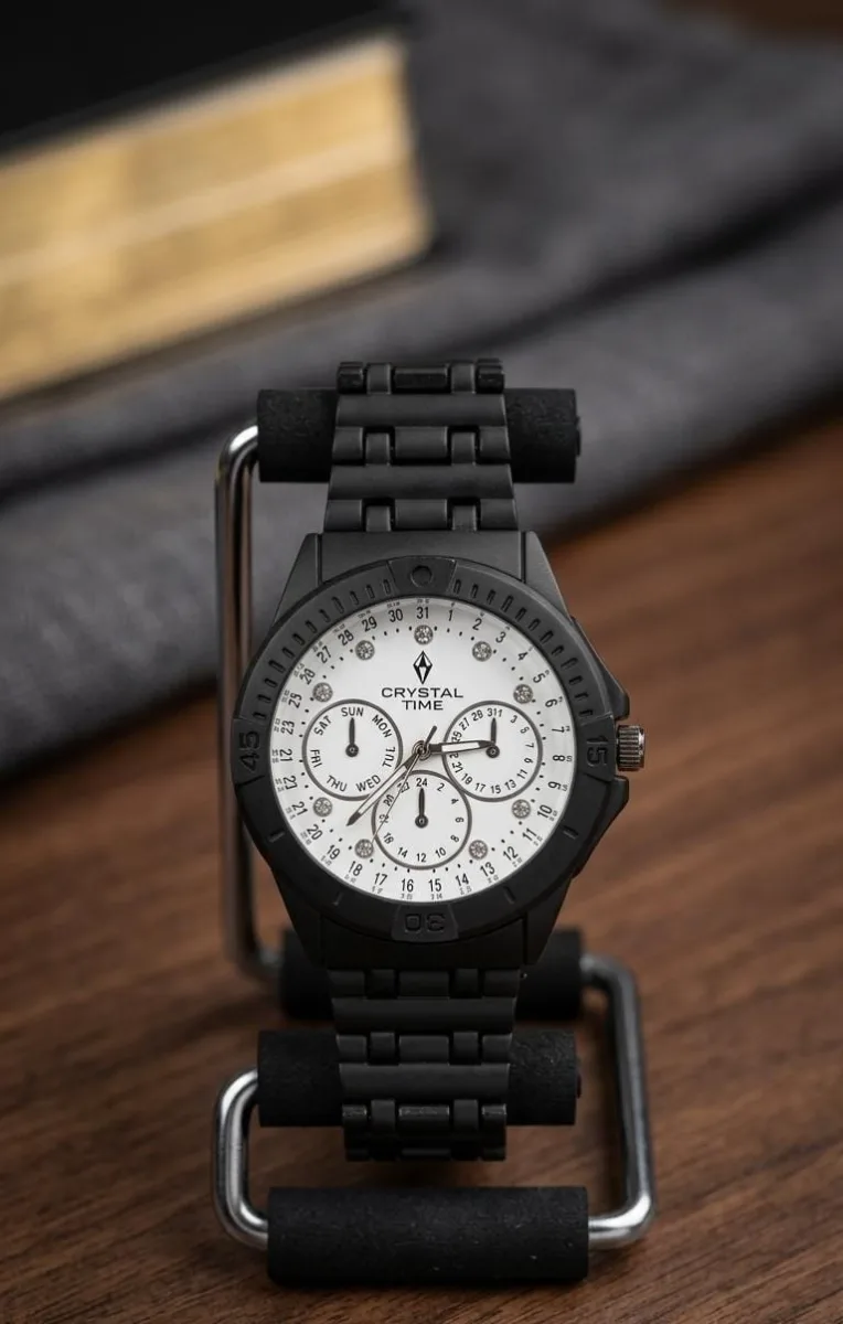 Two-Tone Luxury Quartz Watch