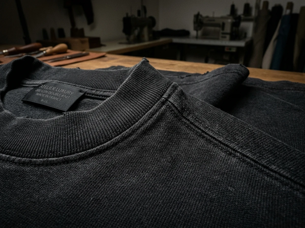 280 GSM Combed Cotton Weave Close-up