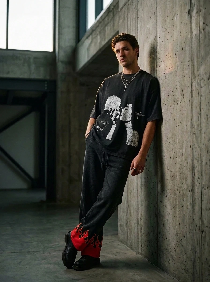 Teecozy Attire Heavyweight Gothic Streetwear Campaign
