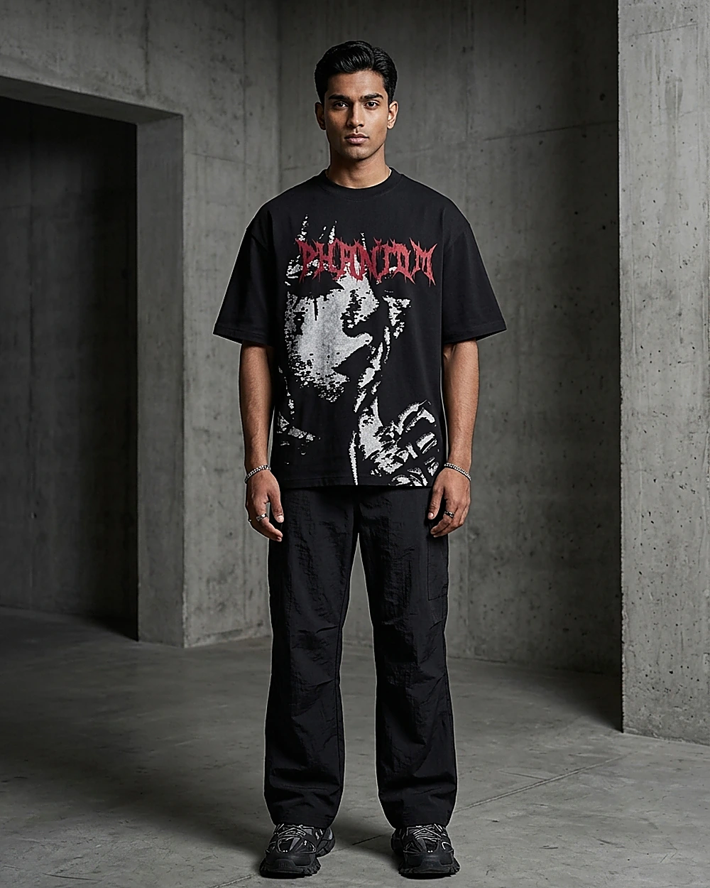 Phantom Oversized Gothic Tee